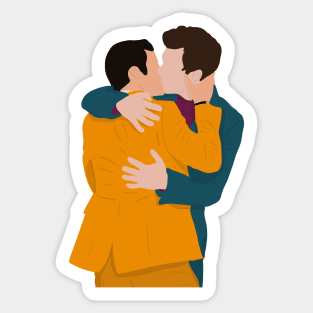 Klaine Engagement Kiss Sticker